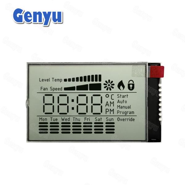 Cheap Customized Sizes COG PIN Segmented TN LCD Display Transflective No Backlight for sale