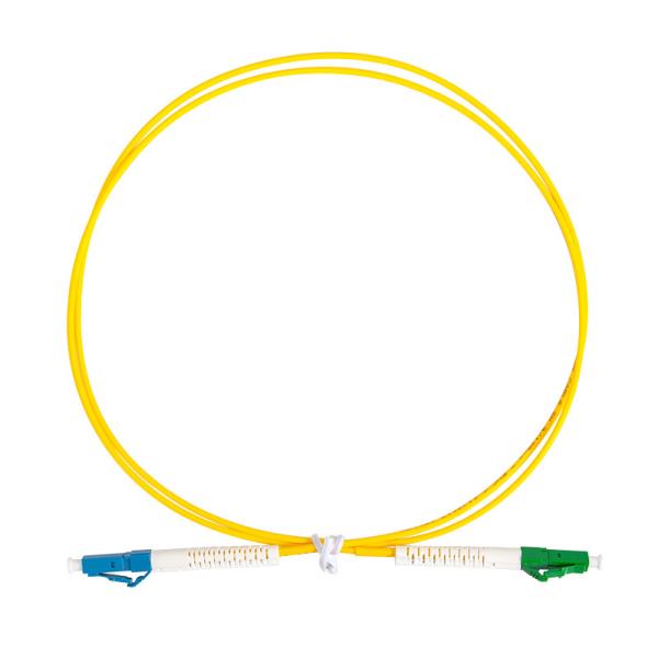 Cheap (Flex Angle Boot) LC/UPC To LC/APC Fibre Patch Cords OD2.0mm Simplex SM G.657A1 Simplex (LSZH) 3M for sale