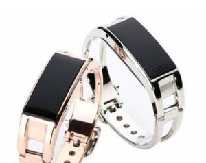 MTK6260, stainless steel bluetooth bracelets with OLED caller ID for Ladies and Men