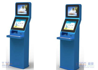 Cheap Free Standing Self - Service Check - In Kiosks At Airports With Passport Reader / Scanner for sale