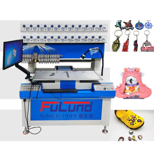 Cheap Slipper Patch Making Pvc Rubber Custom Keychain Machine With Price for sale