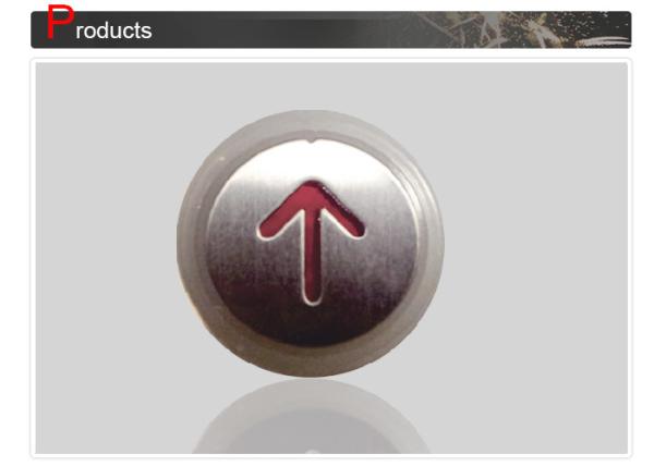 Cheap Elevator Braille Button / Elevator Round Push Button Size 30 Mm for sale