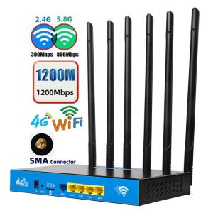 China 1200Mbps Dual Band High Power Wireless CPE Industrial Enterprise Class Simcard 4g / 5g Router on sale