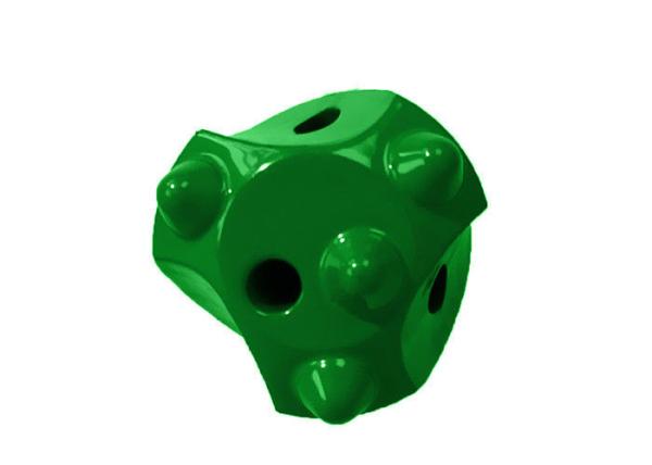 Cheap Wear Resistance R25 Threaded Button Bits With Spherical / Ballistic Buttons for sale