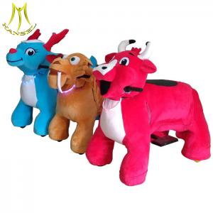 Best Hansel stuffed ride electric animals and plush toys stuffed animals on wheels with electric walking animal on toy wholesale