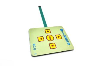 China Glossy Finish Polyester Transparent Window Custom Membrane Keyboard For CNC Machine on sale
