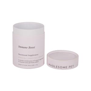 China CMYK Printing Round Cardboard Containers With Lids 2mm Thick on sale