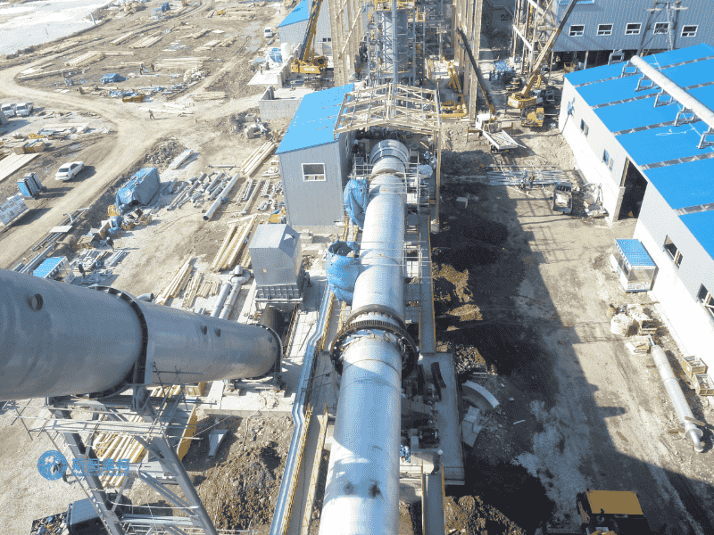 35TPH 50TPH Calcination Rotary Kiln For Lithium Ion Battery Cathode Material