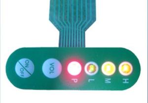 China Waterproof LED Backlit Membrane Switch Control Panel For Industrial Devices on sale