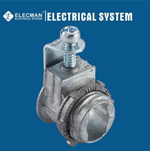 China Saddle Type Flexible Conduit Fittings Connector Zinc For Non-Metallic AC (BX) Or MC on sale