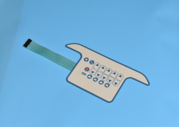 Cheap Led Medical Equipment Membrane Touch Switch Embossed Customized Shape for sale