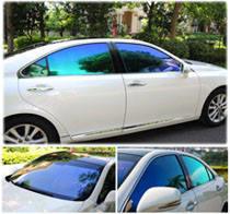 Car Side Window Sunshade Sticker , Self Adhesive Windshield Protection Film For Vehicle Screen