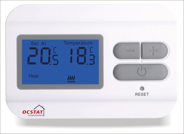 Cheap 2 Wire Digital Room Thermostat / Non - Programmable Wireless Thermostat for sale