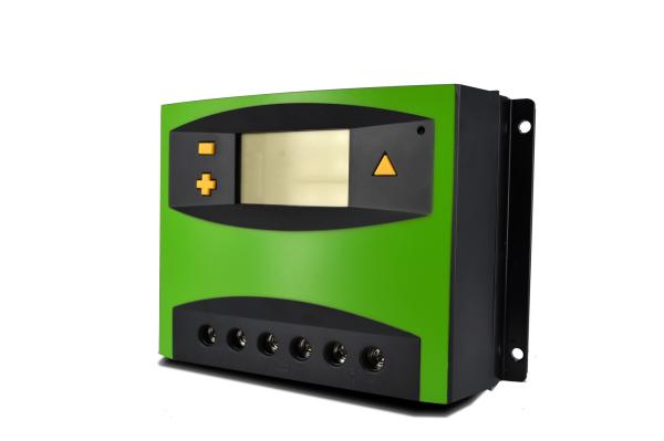 Cheap TTL 2 Buttons PWM Solar Charge Controller LCD Display Remote Communication for sale