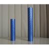 Colorful carbon fiber tubes  blue& yellow&red carbon fiber tube for sale