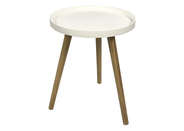 Cheap 5KG Height 50cm White Side Table With PP Top for sale