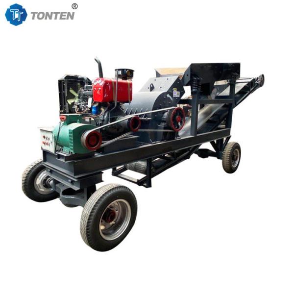 Cheap Small Mobile Hammer Crusher Mini Stone Crusher Machine With Conveyor for sale