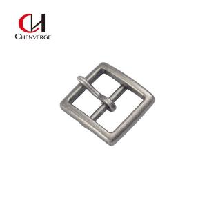 Best Antirust Silver Square Center Bar Belt Buckles Multipurpose Zinc Alloy Material wholesale
