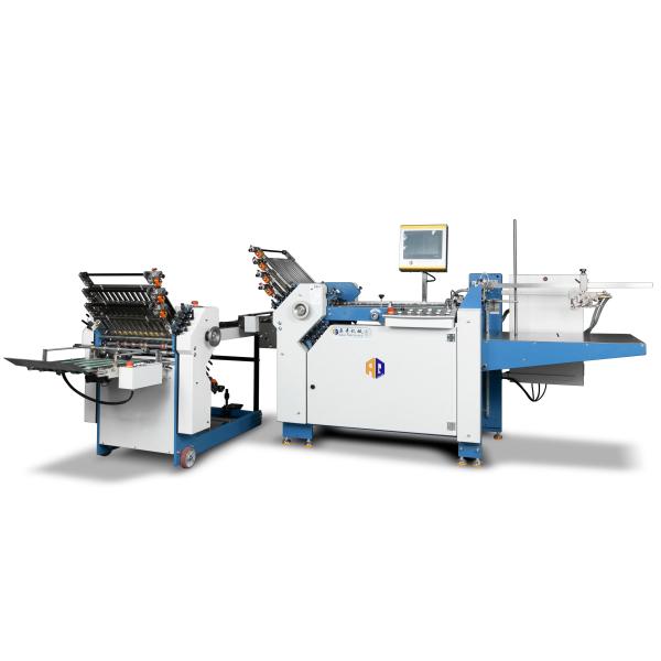 Cheap 3.8KW Leaflet Cross Fold Paper Folding Machine For Printing Industry Folding And Inserting Machine for sale