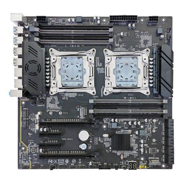 Intel X99 Computer Motherboard AI computing DUAL Cpu Xeon E5 Quad Channel DDR4