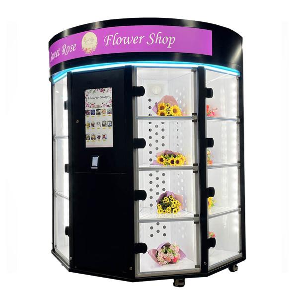Cheap Customistic Locker Fresh Flower Vending Machine With Refrigeration And Humidification With Android for sale