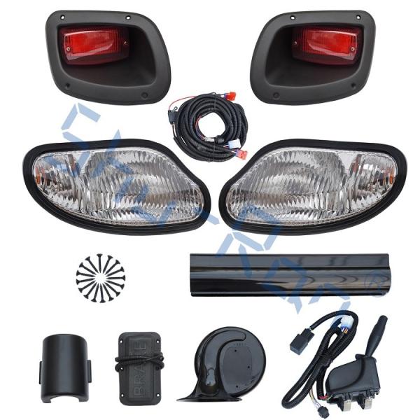 Cheap Golf Cart Deluxe Halogen Light Kit Fits EZGO Freedom TXT 2014-up with Turn Signal Kit for sale