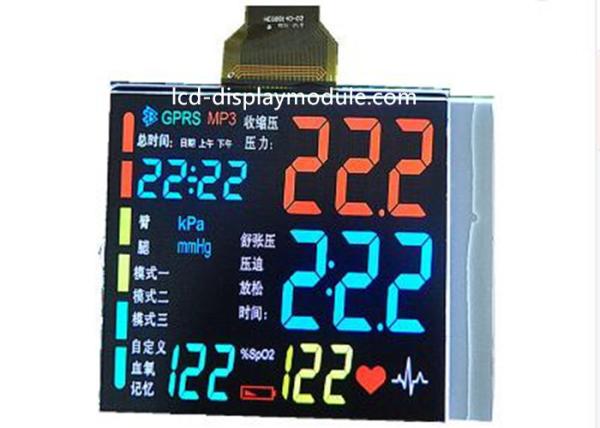 Cheap High Resolution Dot Matrix LCD Display Module White LED VA Segment FPC Type for sale