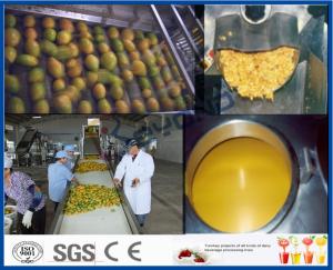 Best Mango Pulp Processing Machinery Mango Processing Line With Aseptic Package Machine wholesale