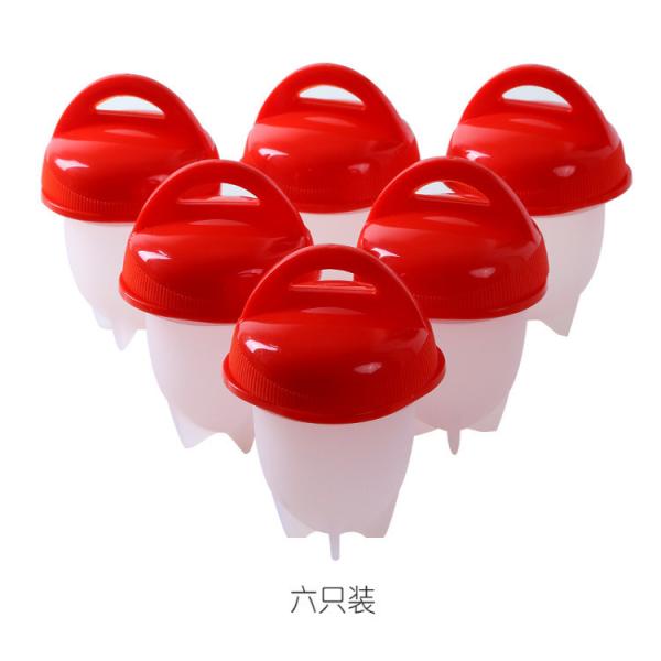Cheap Non-Stick Silicone Egg Steamer Kitchen Gadget Tools Home Multifunctional Mini Water Wave Egg Mould Cooker for sale