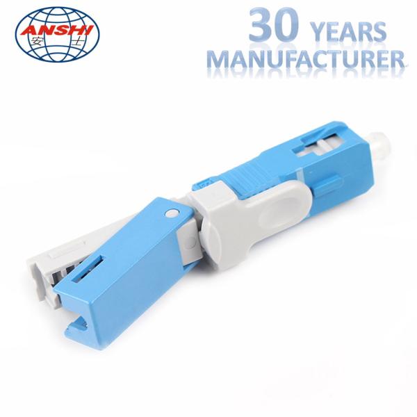 Cheap SC / UPC FTTH fast connector Field assembly connector Quick Connector for sale