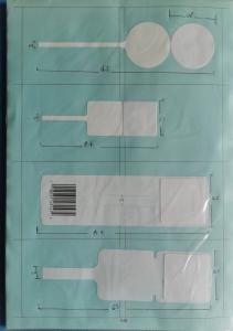 China Best Price 8.2mhz security sticker RF Sticker Barcode EAS Label 8.2mhz RF Alarming Tag EAS RF Label on sale