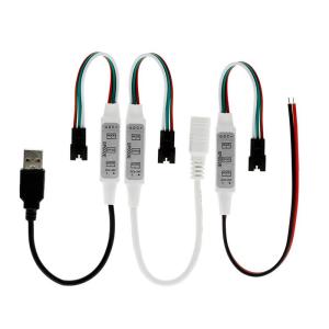 SP002E LED Pixel Controller Mini 3 Key Controllable For Magic Color Strip WS2811