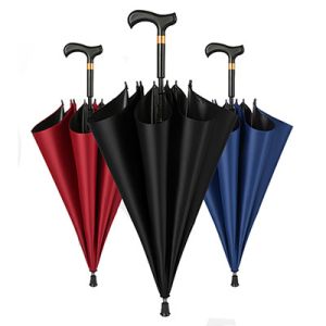Multi Functional Walking Cane Umbrella Anti Slip For Elderly