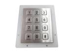 3*4 Flat Keys Computer Numeric Keypad Panel Mounted Optional Keys Layout