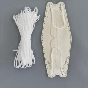 Best 3.5mm Soft Elastic Flat Ear Loops Band Earloop Elastic Cord For Face Mask wholesale