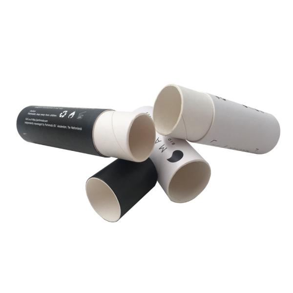 Cheap Disposable Paperboard Lip Balm Tubes Kraft Cylinder Packaging Custom Design for sale