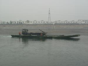 Current Velocity ≤3.0m/S Floating Power Pontoon Bridge