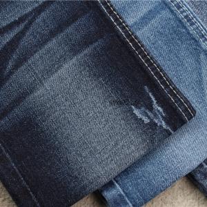 Best Light Slub Open End Yarn Jeans Denim Fabric 98%Cotton 2% Spandex wholesale