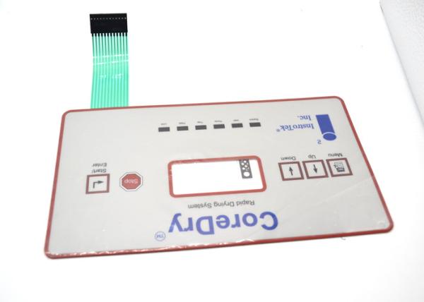 Cheap Non Tactile Flat Membrane Keyboard Panel For Core Dry On Rapid Drying System for sale