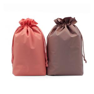 Degradable Drawstring Plastic Bag PE Beam Pocket Reusable For Clothes