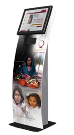 Cheap Modular Interactive Information Kiosk With Secondary 19inch Advertising Screen for sale