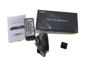Best 4X4 HDMI Matrix Switcher with Multiple Control Options and 4K Outputs wholesale
