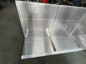 China Concert Crowd Control Security Fence Foldable Road Safety Barrier Mobile Stage Barrier For Crowd Management on sale
