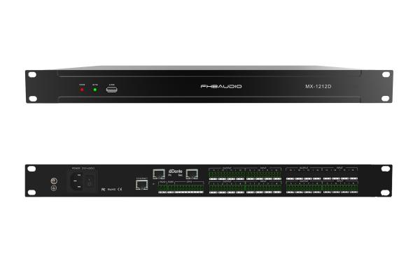 Cheap 12X12 Dante DSP Processor IOS Andorid Web Control Professional Network for sale