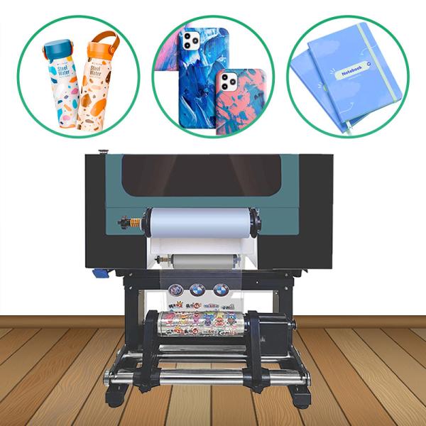 Cheap 300mm Roll To Roll Uv Printer Dtf All In One Dtf Printer With 2 Xp600 Heads for sale