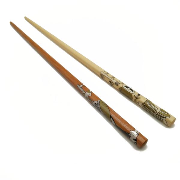 Cheap Hotel Carbonized Reusable Bamboo Chopsticks Chinese Custom Logo for sale