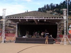 China Customer LED Screen Stage Lighting Truss/ Alloy Aluminum Tube Truss on sale