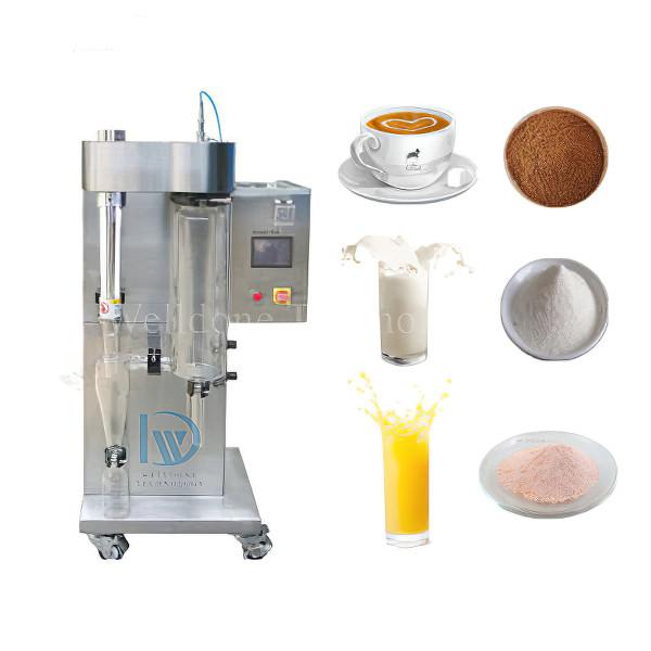 Cheap PLC Control Lab Spray Dryer Double Gas Feeding Liquid Granulating Nozzle Spray Dryer for sale