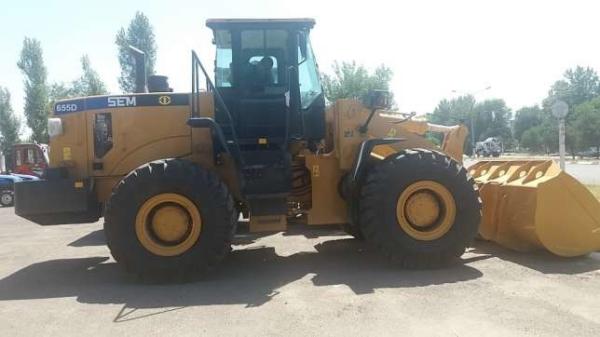 Cheap China front end loader SEM655D 5tons wheel loader price for sale