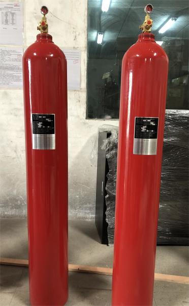 Cheap Enclosed flooding Argonite Gas Cylinders IG 55 Inert Suppression Gas for sale